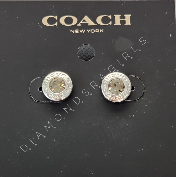 COACH Open Circle Necklace & Matching Earrings Set New in Box Package - Picture 4 of 14
